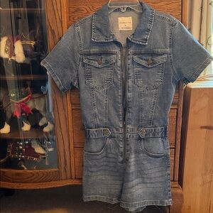 Celebrity Pink:  Blue Denim Romper